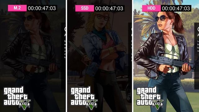 M.2 NVME vs SSD vs HDD: GTA 5 Loading Time Comparison (Story Mode and Online) смотреть онлайн