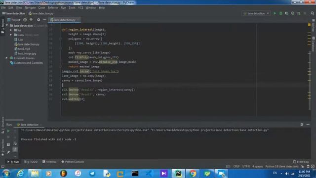Self driving car lane detection project with python смотреть онлайн