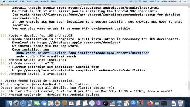 How to install and setup Flutter on macOS Catalina - Flutter Desktop on macOS смотреть онлайн