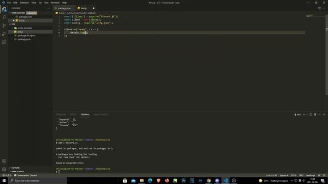 DeveloPERCEK Drelakyval! | Discord bot készítés v13! смотреть онлайн