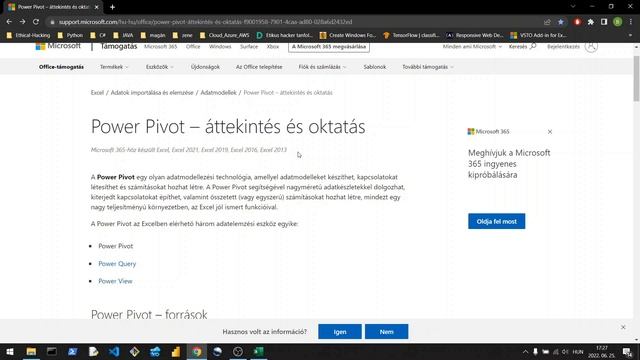 Power Pivot 1 - bevezető és engedélyezés смотреть онлайн