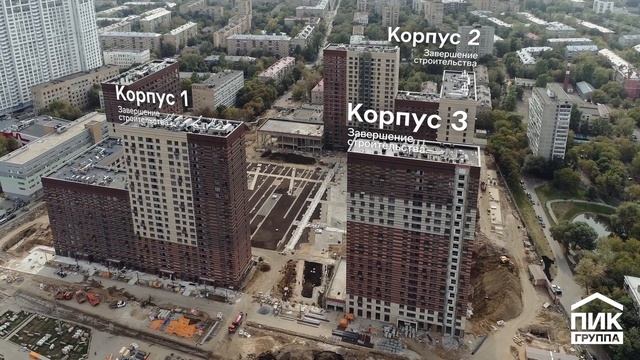 Черняховского 19 | Ход строительства. Сентябрь | ПИК смотреть онлайн