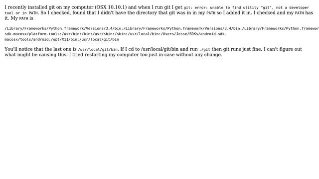 My computer can't find the git command смотреть онлайн