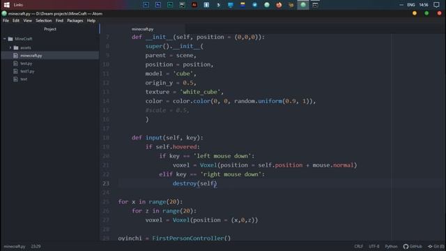 ?PYTHON ORQALI MINECRAFT DASTURLAYMIZ 2-QISM // PYTHON ORQALI O'YIN YASASH смотреть онлайн