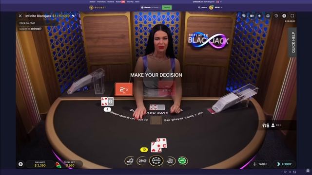 The Most INSANE $6,000 Budget Infinite Blackjack Session! #98 смотреть онлайн