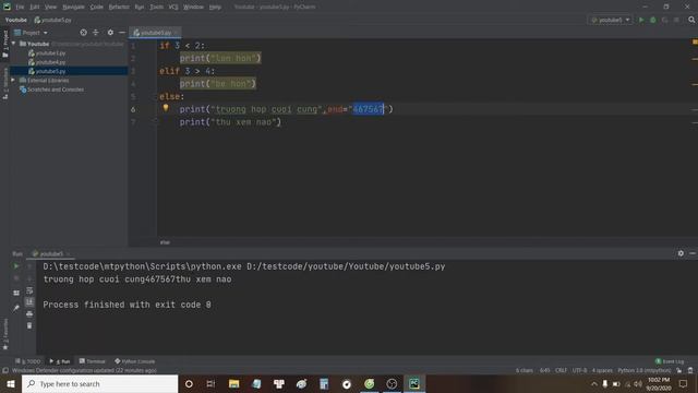 Câu lệnh rẽ nhánh ( if - elif - else ) | Python Cơ bản Bài 5 смотреть онлайн