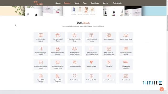 Cleopa - Health and Beauty WooCommerce WordPress Theme смотреть онлайн