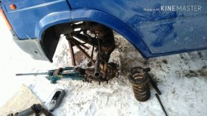 Замена пружин Ford Transit MK5