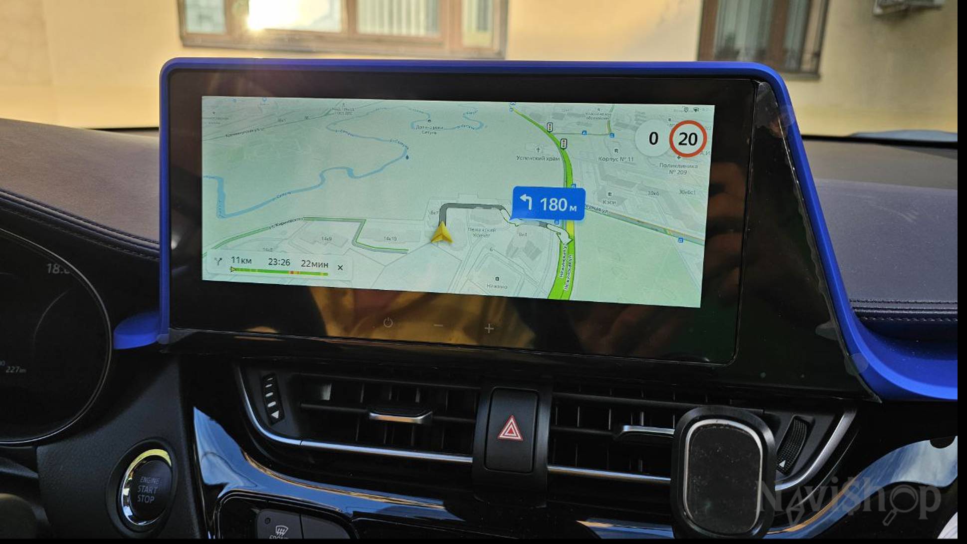 Навигация в Toyota C-HR 2023 из Китая, Яндекс Навигатор, Carplay, прошивка, русификация, магнитола смотреть онлайн