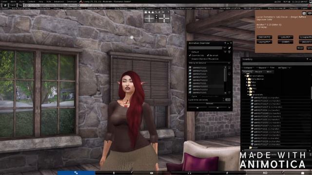 Second Life: Firestorm Viewer Animation Overrider Tutorial смотреть онлайн