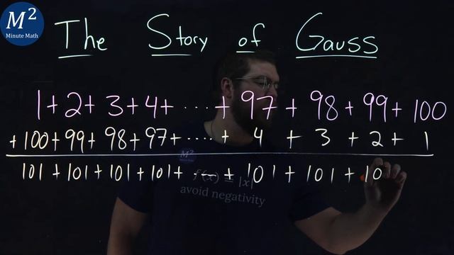 Add the Numbers from 1 to 100 like a 5-Year-Old! The Story of Gauss | Minute Math смотреть онлайн