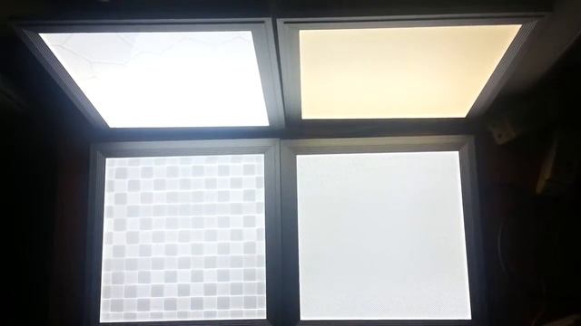 Обзор Светодиодных светильников в потолок 30х30 см. Для дизайнерской подсветки. смотреть онлайн