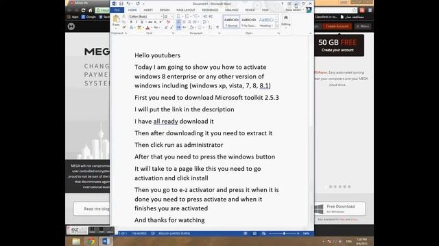 how to activate windows 8 or any windows смотреть онлайн