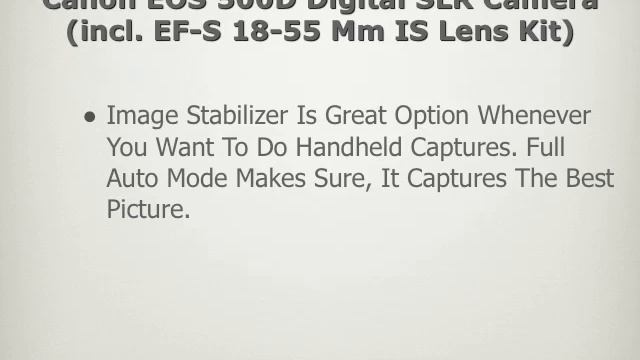 Cannon EOS 500 Digital Camera Review смотреть онлайн