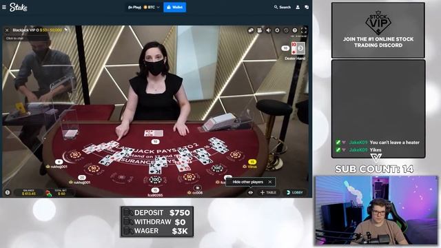 MY BEST BLACKJACK SESSION EVER! смотреть онлайн