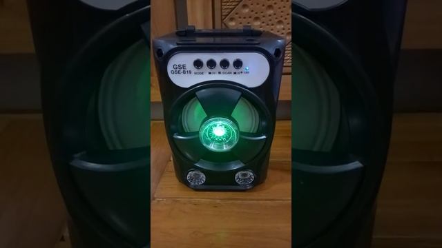 Speaker Portable With LED Display USB TF AUX FM Radio GSE B19 смотреть онлайн