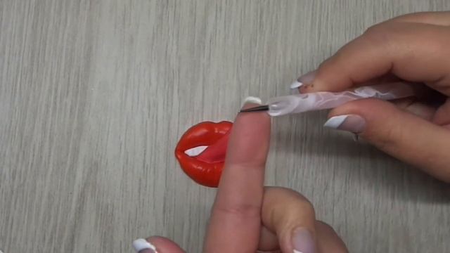 Брошь "Клубничный язычок" * Мастер класс * Полимерная глина смотреть онлайн