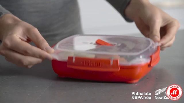 Контейнеры для микроволновой печи Sistema Microwave Plate смотреть онлайн