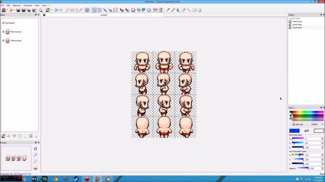 Game Character Hub Tutorial - Importing and Exporting into RPG Maker смотреть онлайн