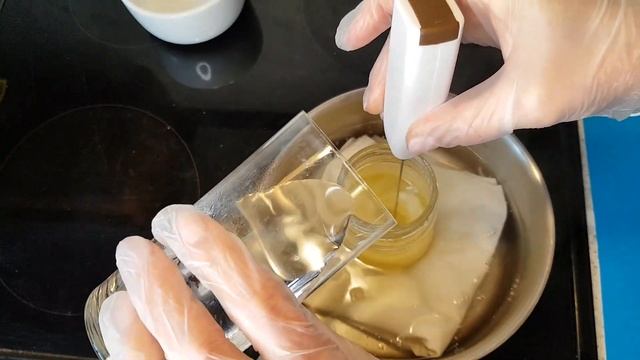 Крем для лица из пчелиного воска, масла и воды. смотреть онлайн