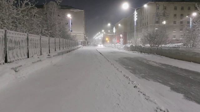Норильск ВлогСеверный//Зимний пейзаж смотреть онлайн