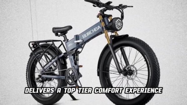 BURCHDA R5 Pro Mountain Electric Bike Moped Ebike 26Inch Fat Tires 1000W 48V 20AH Electric Bicycle