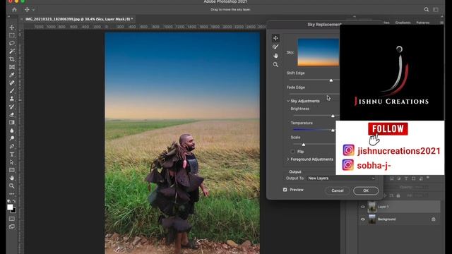Easiest Way to Replace Sky in Seconds | Photoshop Magic - Photoshop Tutorial смотреть онлайн
