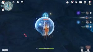 Розовый бутон и страшный мороз Genshin impact