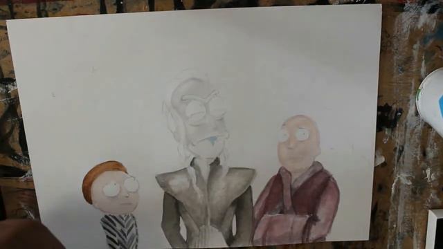 Game Of Rick/ Игра Рика. Арт. Speedpainting смотреть онлайн