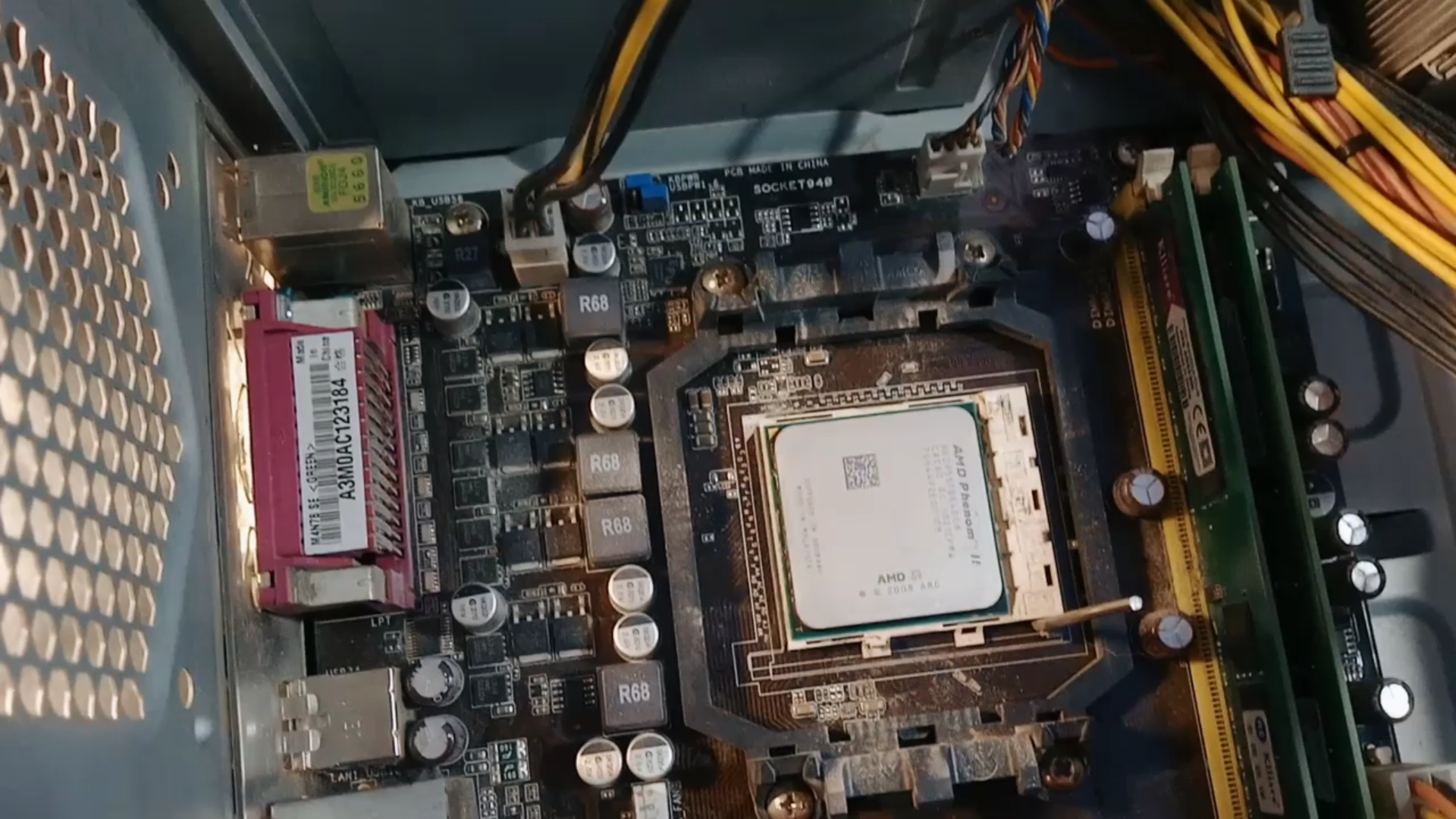Замена процессора AMD Phenom II X4 955 смотреть онлайн