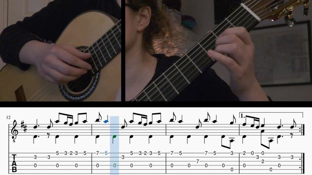 Easy Classical Guitar Tutorials by Axelle - 15 - Spring (Vivaldi) [TABS] смотреть онлайн