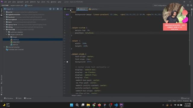 Customize swiper js slider | | Bootstrap-5, Swiper JS смотреть онлайн