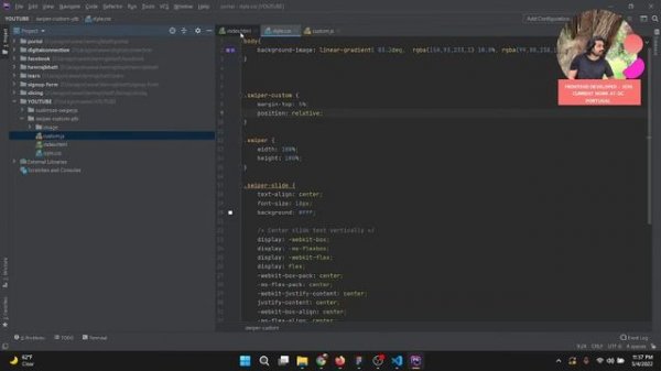 Customize swiper js slider  | |  Bootstrap-5, Swiper JS
