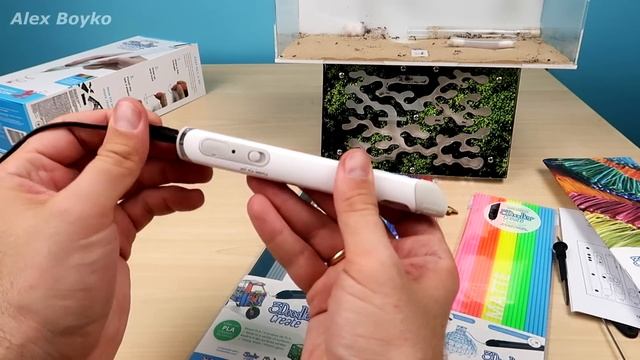 Моя новая 3Д ручка 3Doodler Create! Рисую декор для Формикария! Как живут мои муравьи. alex boyko смотреть онлайн