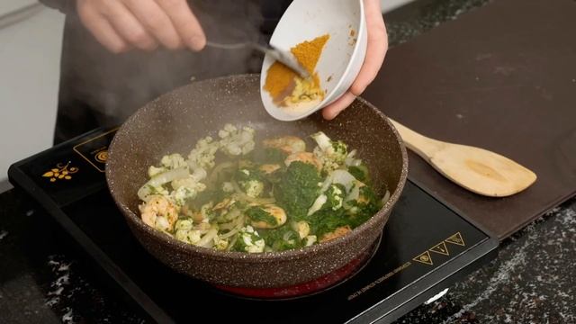 Креветки в соусе карри смотреть онлайн