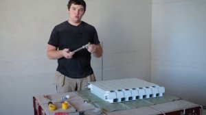 Установка радиаторов отопления квартиры (rifar monolit)