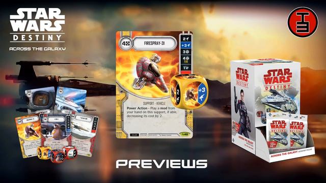 Across The Galaxy Vehicles & Mods Previews/Spoilers - Star Wars Destiny смотреть онлайн