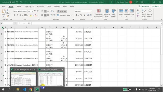Chuyển lịch học từ Excel sang JSON смотреть онлайн