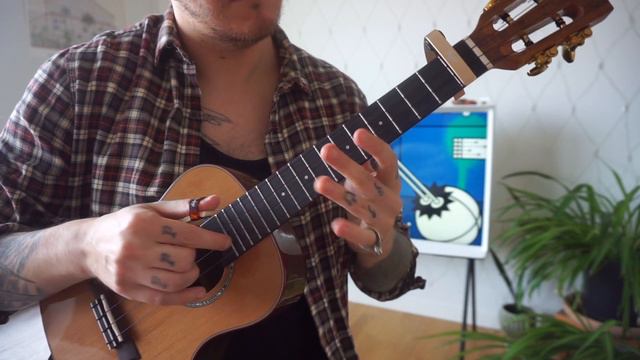 Alterbridge - In Loving Memory ukulele cover смотреть онлайн