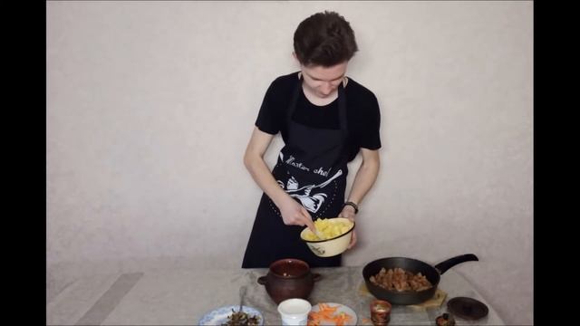 Старый. Добрый. Невероятно вкусный рецепт. МЯСО В ГОРШОЧКЕ С ОВОЩАМИ. смотреть онлайн