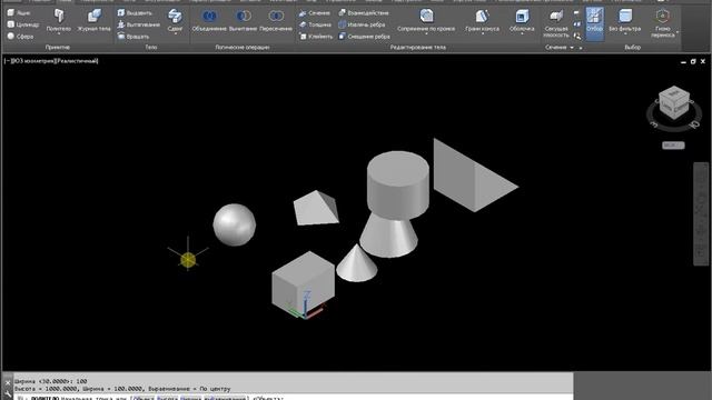 Политело AutoCAD