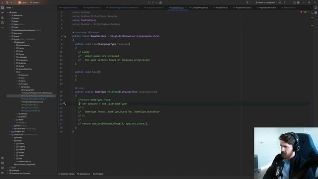 Adding stats to my language app | Unity GameDev Stream смотреть онлайн
