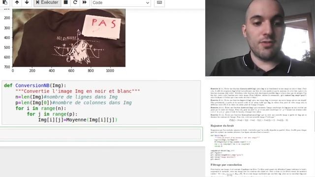Info ? : ? Python Image/Matrice (conversion en noir/blanc, symétrie, négatif, tracé des contours) смотреть онлайн