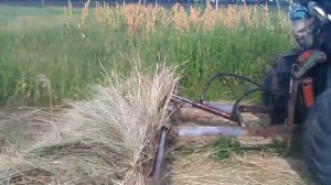 самодельный минитрактор и Грабли для сена