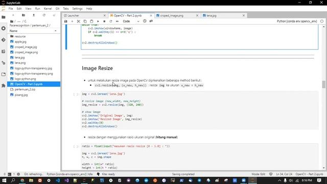 #2 Facerecognition - OpenCV | crop, resize & blending Image смотреть онлайн