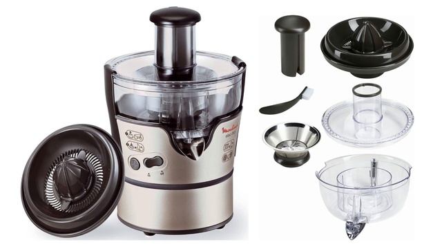 Máy ép hoa quả và vắt cam Moulinex Elea Duo JU385H смотреть онлайн