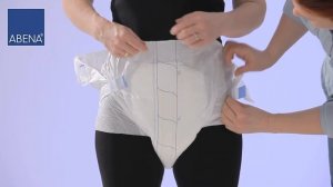 Подгузник Abri Form - инструкция по использованию подгузника  положение стоя с ассистентом