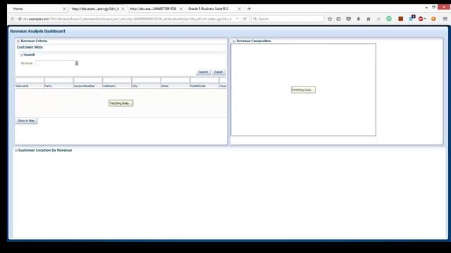 Oracle E-Business Suite Customer Transactions Dashboard смотреть онлайн
