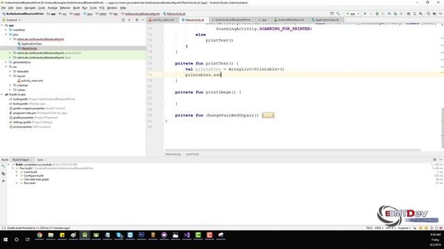 Kotlin Android Tutorial - Bluetooth Print смотреть онлайн